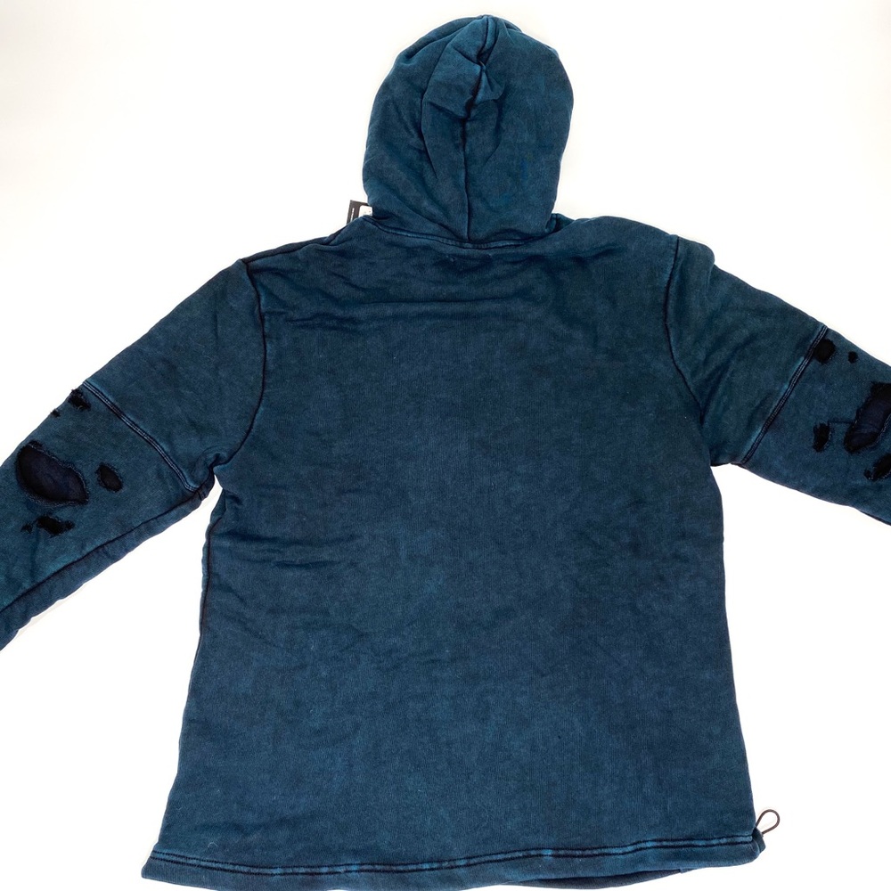 TRUE RELIGION Men’s Double Dye Pullover Hoodie - Picture 4 of 8